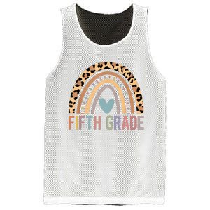 Fifth Grade Rainbow Girl Boy Teacher Team 5th Grade Squad Mesh Reversible Basketball Jersey Tank