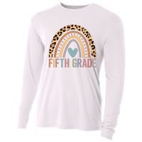 Fifth Grade Rainbow Girl Boy Teacher Team 5th Grade Squad Cooling Performance Long Sleeve Crew