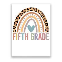 Fifth Grade Rainbow Girl Boy Teacher Team 5th Grade Squad Poster