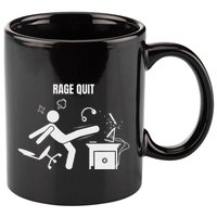Funny Gamer Rage Quit Stick Figure Gaming Sarcastic Meme 11oz C Handle Ceramic Mug