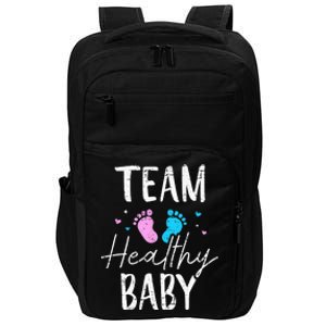 Funny Gender Reveal Team Healthy Baby Party Supplies Impact Tech Backpack