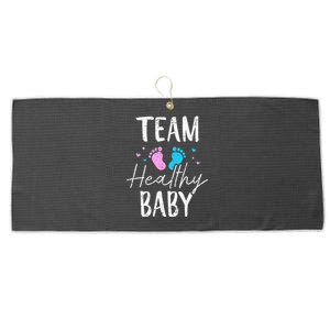 Funny Gender Reveal Team Healthy Baby Party Supplies Large Microfiber Waffle Golf Towel