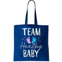 Funny Gender Reveal Team Healthy Baby Party Supplies Tote Bag