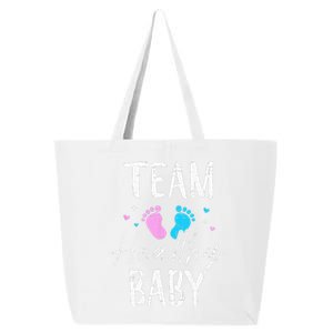 Funny Gender Reveal Team Healthy Baby Party Supplies 25L Jumbo Tote