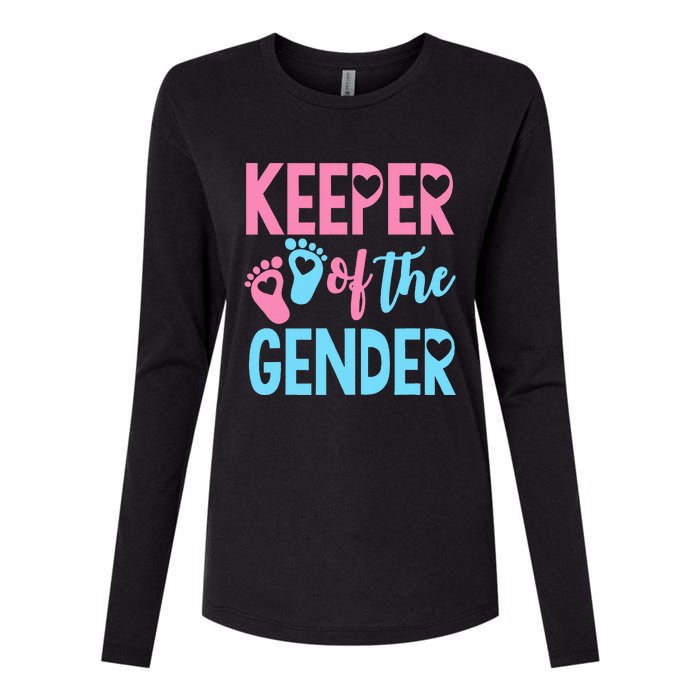 funny Gender Reveal Keeper of the Gender Reveal Womens Cotton Relaxed Long Sleeve T-Shirt