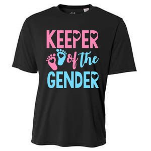 funny Gender Reveal Keeper of the Gender Reveal Cooling Performance Crew T-Shirt