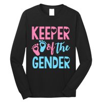 funny Gender Reveal Keeper of the Gender Reveal Long Sleeve Shirt