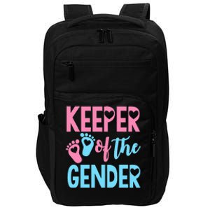 funny Gender Reveal Keeper of the Gender Reveal Impact Tech Backpack