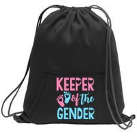 funny Gender Reveal Keeper of the Gender Reveal Sweatshirt Cinch Pack Bag