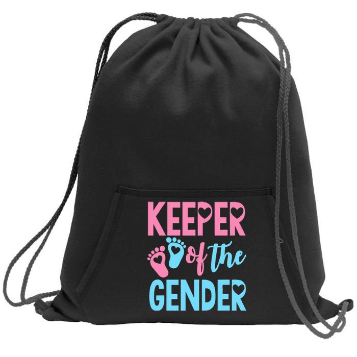 funny Gender Reveal Keeper of the Gender Reveal Sweatshirt Cinch Pack Bag