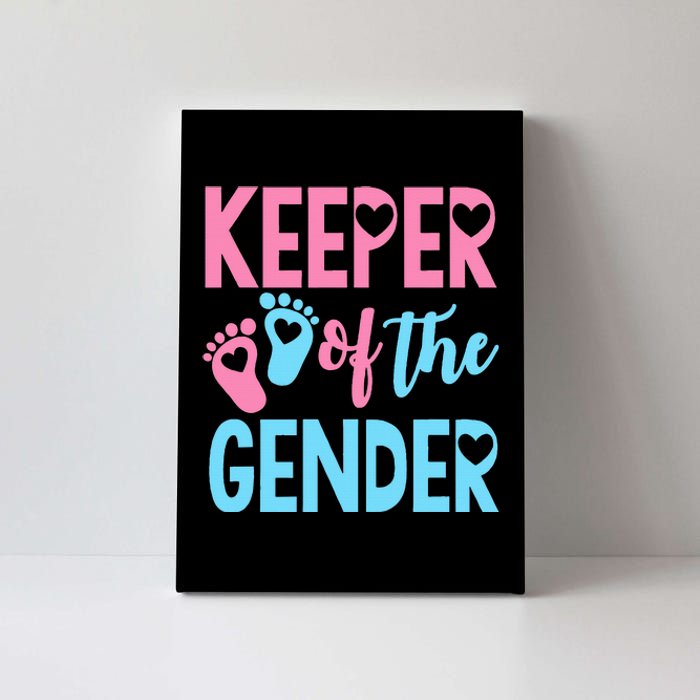 funny Gender Reveal Keeper of the Gender Reveal Canvas