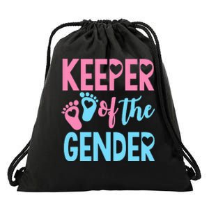 funny Gender Reveal Keeper of the Gender Reveal Drawstring Bag