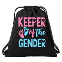 funny Gender Reveal Keeper of the Gender Reveal Drawstring Bag