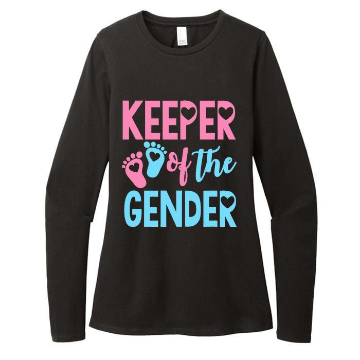 funny Gender Reveal Keeper of the Gender Reveal Womens CVC Long Sleeve Shirt