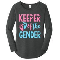 funny Gender Reveal Keeper of the Gender Reveal Women's Perfect Tri Tunic Long Sleeve Shirt