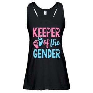 funny Gender Reveal Keeper of the Gender Reveal Ladies Essential Flowy Tank