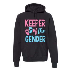 funny Gender Reveal Keeper of the Gender Reveal Premium Hoodie