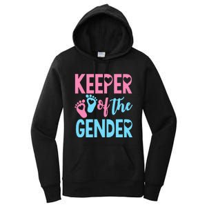 funny Gender Reveal Keeper of the Gender Reveal Women's Pullover Hoodie