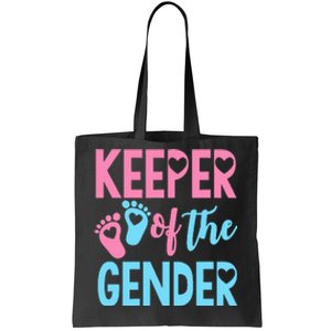 funny Gender Reveal Keeper of the Gender Reveal Tote Bag