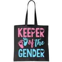 funny Gender Reveal Keeper of the Gender Reveal Tote Bag