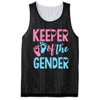 funny Gender Reveal Keeper of the Gender Reveal Mesh Reversible Basketball Jersey Tank