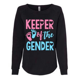 funny Gender Reveal Keeper of the Gender Reveal Womens California Wash Sweatshirt