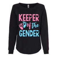 funny Gender Reveal Keeper of the Gender Reveal Womens California Wash Sweatshirt