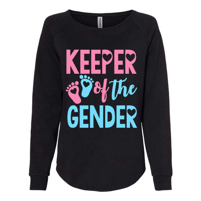 funny Gender Reveal Keeper of the Gender Reveal Womens California Wash Sweatshirt