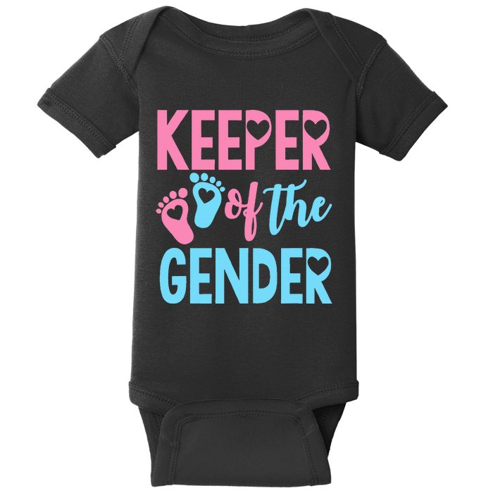 funny Gender Reveal Keeper of the Gender Reveal Baby Bodysuit