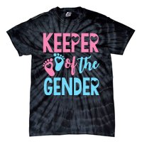 funny Gender Reveal Keeper of the Gender Reveal Tie-Dye T-Shirt