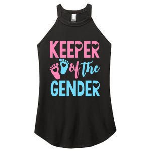 funny Gender Reveal Keeper of the Gender Reveal Women's Perfect Tri Rocker Tank