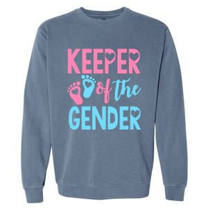 funny Gender Reveal Keeper of the Gender Reveal Garment-Dyed Sweatshirt