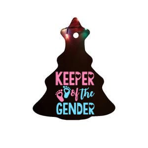 funny Gender Reveal Keeper of the Gender Reveal Ceramic Tree Ornament