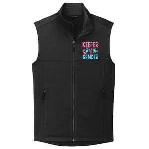 funny Gender Reveal Keeper of the Gender Reveal Collective Smooth Fleece Vest