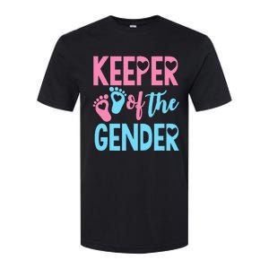 funny Gender Reveal Keeper of the Gender Reveal Softstyle CVC T-Shirt