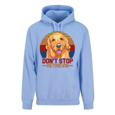 Funny Golden Retriever Dont Stop Retrievin Gift Unisex Surf Hoodie