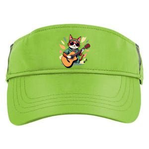 Funny Guitar Rock Cat Playing Guitar Cat For Adult Drive Performance Visor