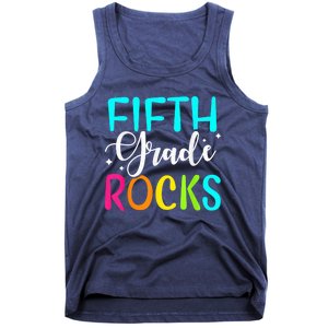 Fifth Grade Rocks Shirt Team 5th Grade Teacher Tank Top