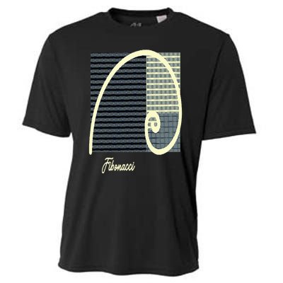 Fibonacci Golden Ratio spiral Cooling Performance Crew T-Shirt