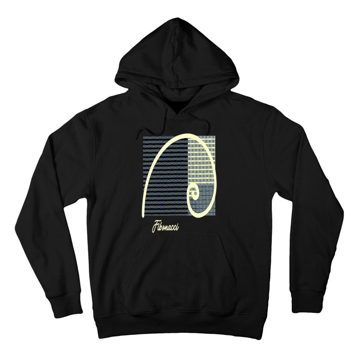 Fibonacci Golden Ratio spiral Hoodie