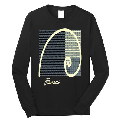 Fibonacci Golden Ratio spiral Long Sleeve Shirt