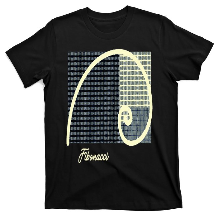 Fibonacci Golden Ratio spiral T-Shirt