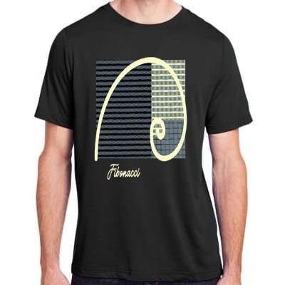 Fibonacci Golden Ratio spiral Adult ChromaSoft Performance T-Shirt