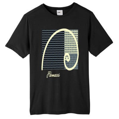 Fibonacci Golden Ratio spiral Tall Fusion ChromaSoft Performance T-Shirt