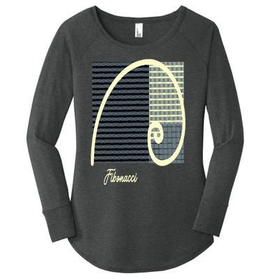 Fibonacci Golden Ratio spiral Women's Perfect Tri Tunic Long Sleeve Shirt