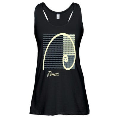 Fibonacci Golden Ratio spiral Ladies Essential Flowy Tank