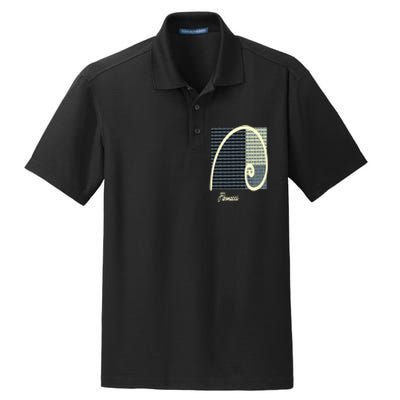 Fibonacci Golden Ratio spiral Dry Zone Grid Polo