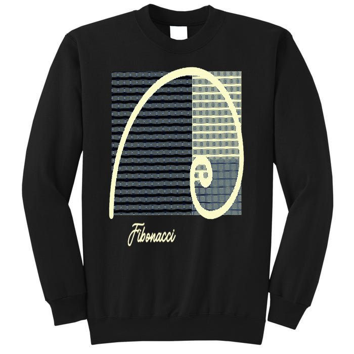 Fibonacci Golden Ratio spiral Tall Sweatshirt