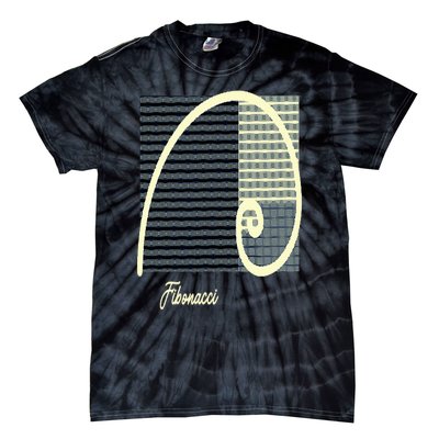 Fibonacci Golden Ratio spiral Tie-Dye T-Shirt