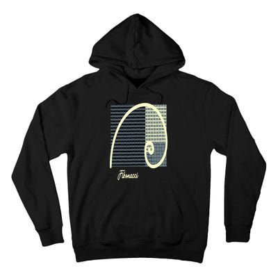 Fibonacci Golden Ratio spiral Tall Hoodie